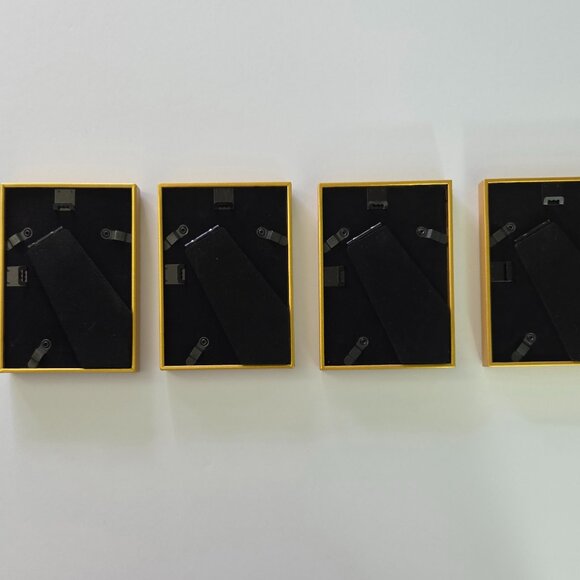 NWOT - Set of 4 Gold Picture Frames - Picture 3 of 3